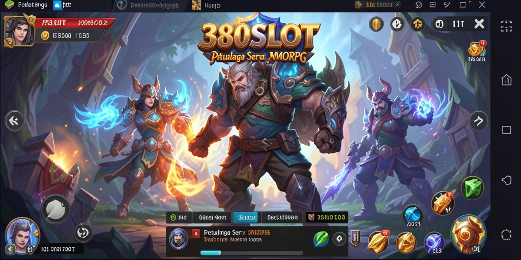 Screenshot gameplay <strong>380SLOT</strong> menampilkan aksi seru di dunia MMORPG.