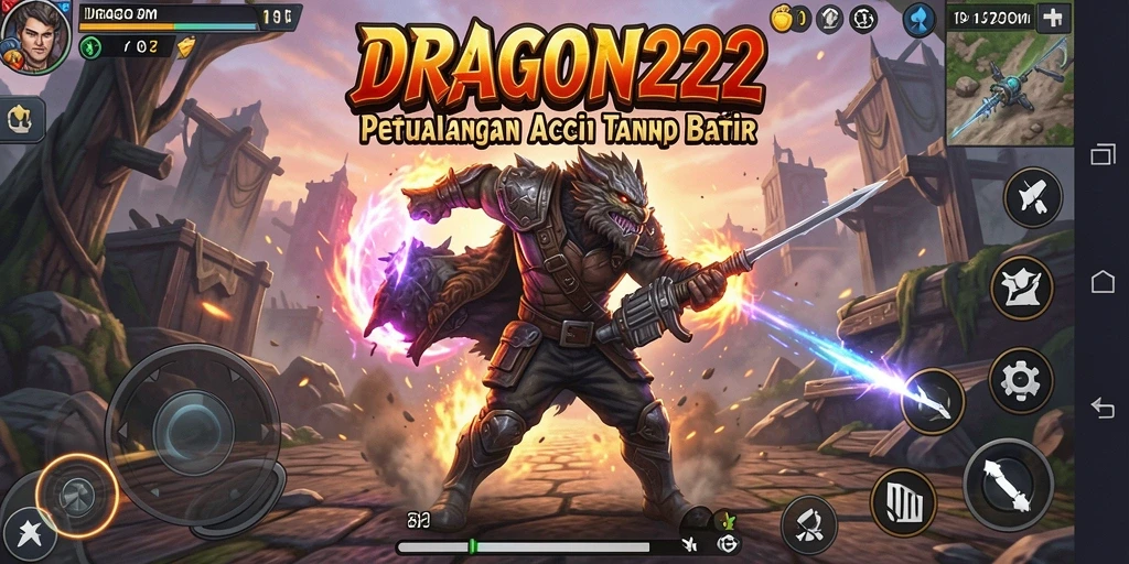Tampilan gameplay DRAGON222 yang penuh aksi dan tantangan.
