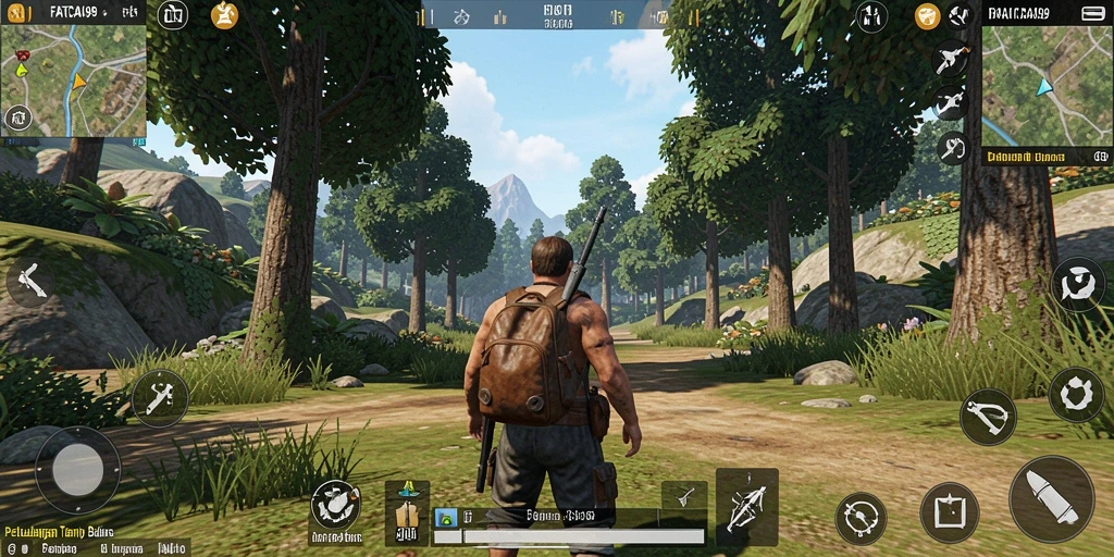 Tampilan gameplay <strong>FATCAI99</strong> yang seru dengan dunia terbuka yang luas.