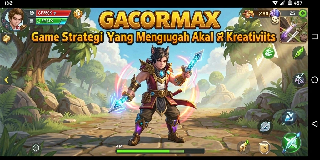 Tampilan gameplay GACORMAX yang menarik dan penuh strategi.