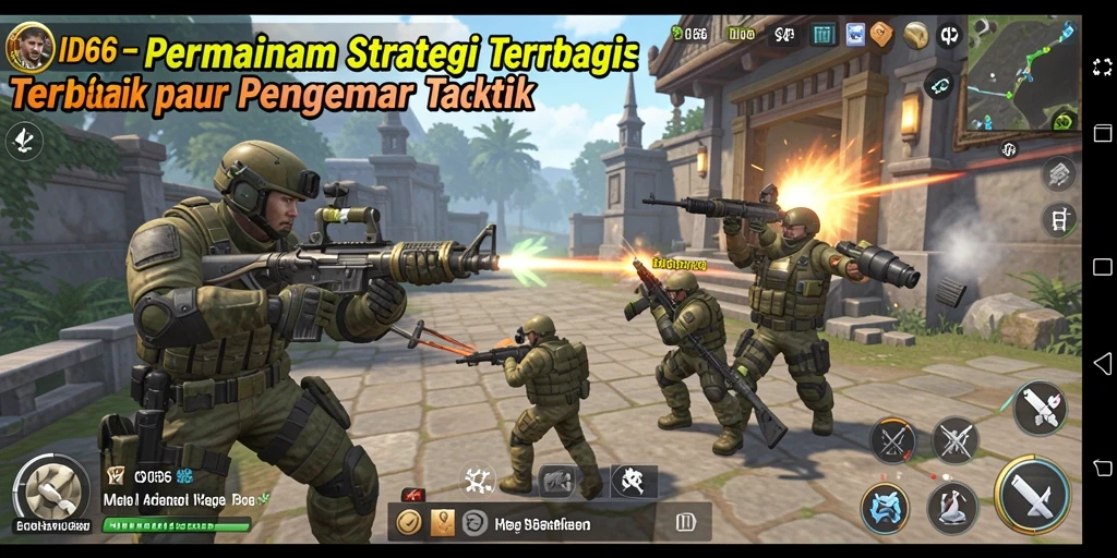 Gameplay strategi yang mendebarkan dan penuh taktik.