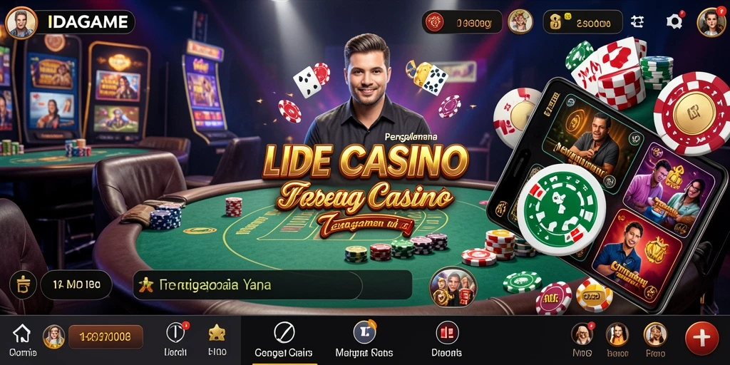 Tampilan gameplay IDAGAME yang nyata dan interaktif untuk Live Casino.