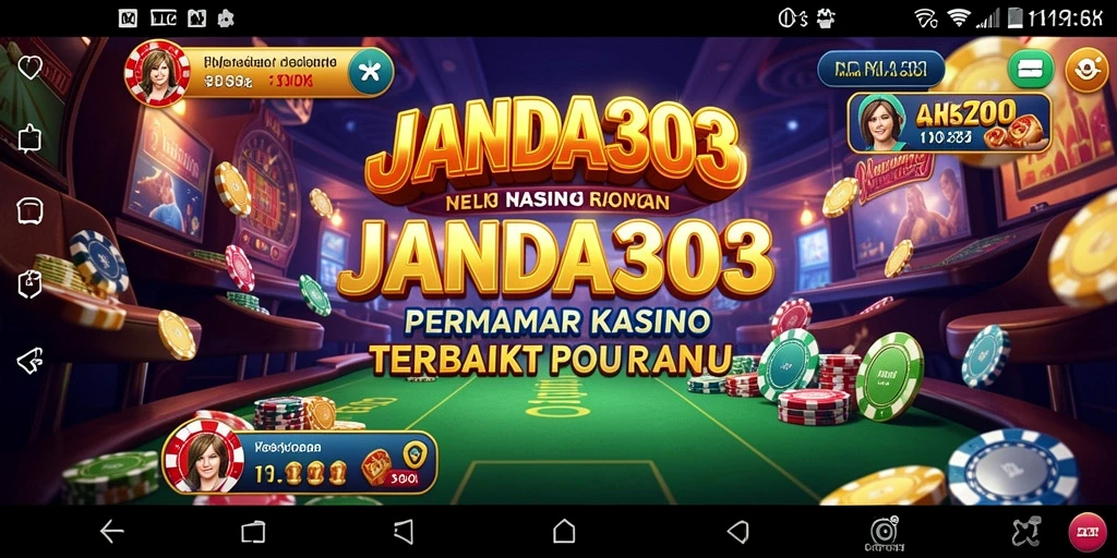 Tampilan gameplay menakjubkan dari JANDA303 di kasino virtual.