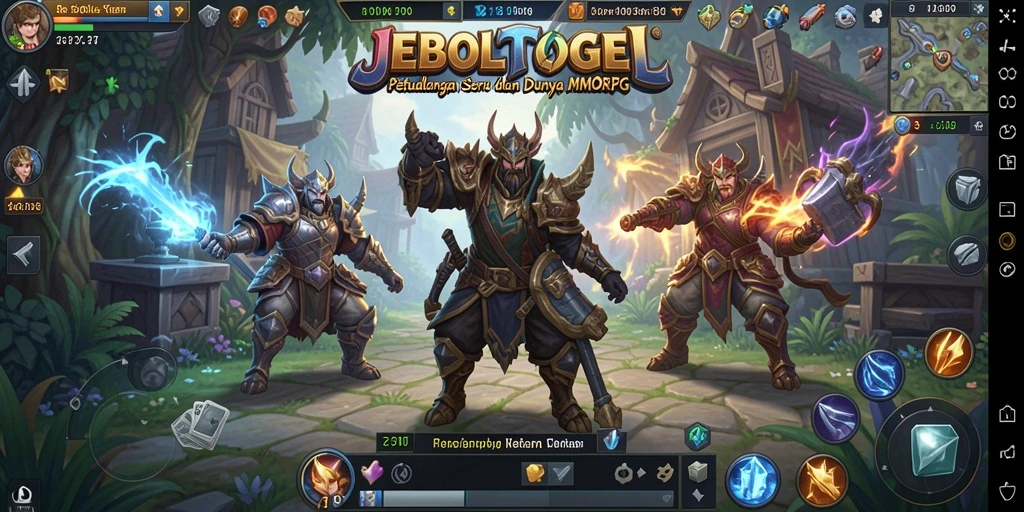 Tampilan gameplay menakjubkan di JEBOLTOGEL dengan aksi petualangan seru.