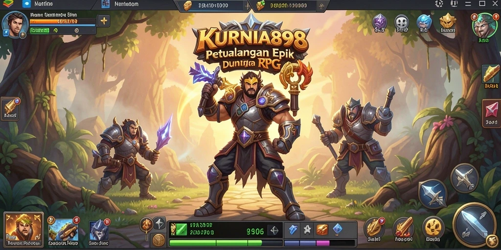 Tampilan seru dan dinamis dari gameplay KURNIA898 yang menawan.