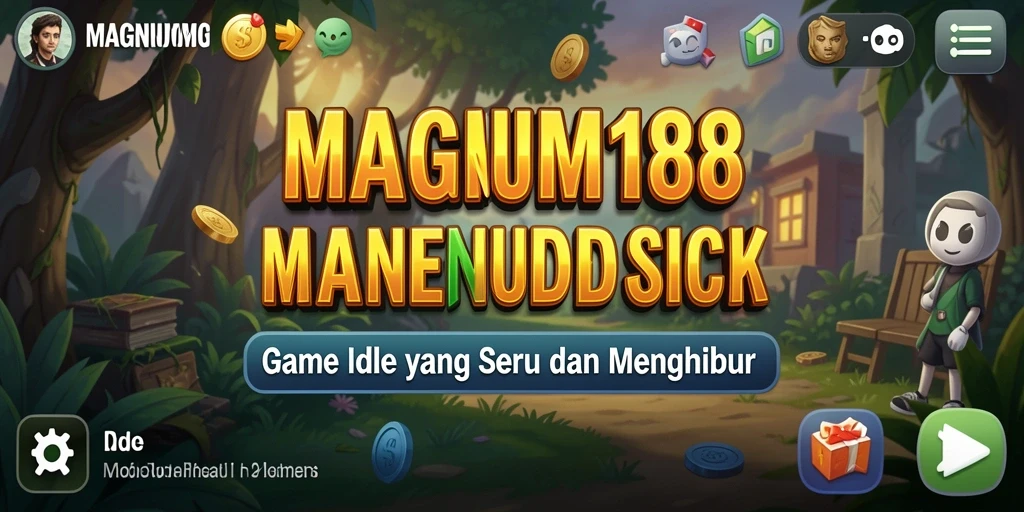 Tampilan gameplay menarik dari MAGNUM188 dengan berbagai fitur Idle.