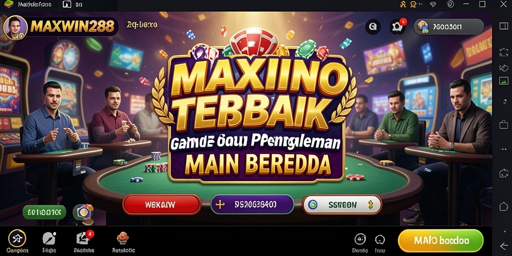 Screenshot MAXWIN288 menampilkan gameplay kasino yang mengasyikkan.