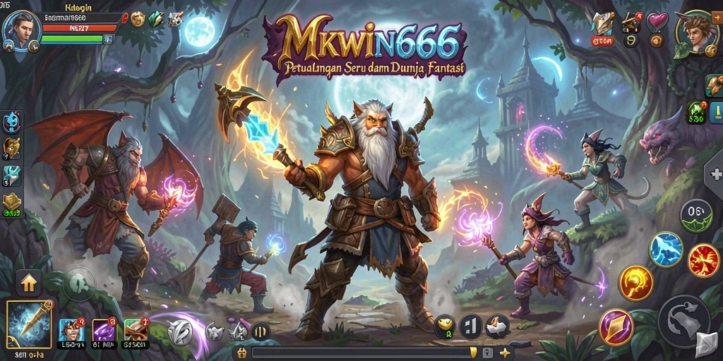 Screenshot gameplay MKWIN666 yang menunjukkan aksi petualangan seru.
