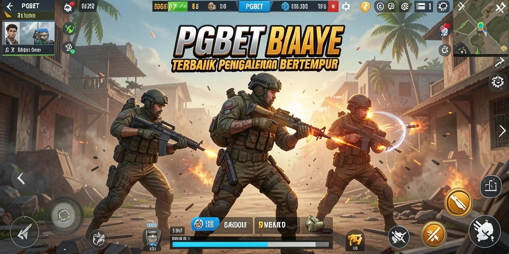 Screenshot gameplay PGBET menampilkan aksi mendebarkan dalam pertempuran Battle Royale.