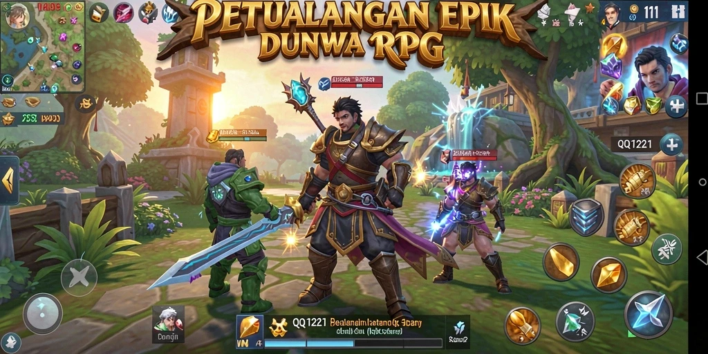 Gameplay menarik dari <strong>QQ1221</strong> menunjukkan duel karakter yang epik.