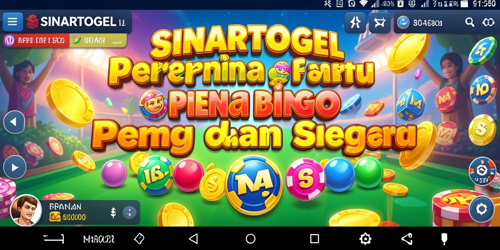 Tampilan gameplay SINARTOGEL dengan antarmuka Bingo yang menarik.