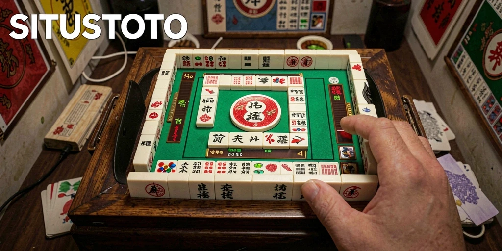 Screenshot gameplay SITUSTOTO yang menampilkan suasana seru permainan Mahjong.