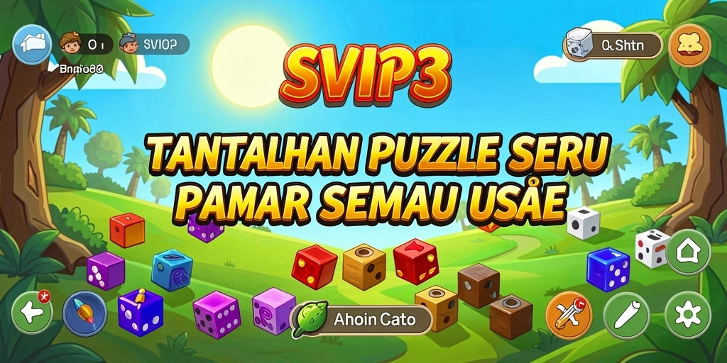 Tampilan gameplay SVIP3 dengan tantangan Puzzle yang menarik.
