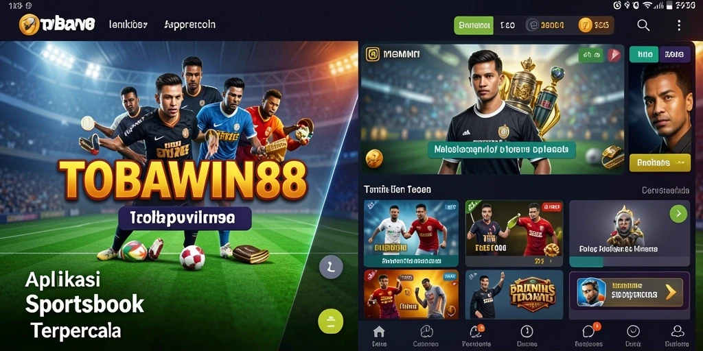 Tampilan antarmuka TOBAWIN88 yang menarik dan interaktif.