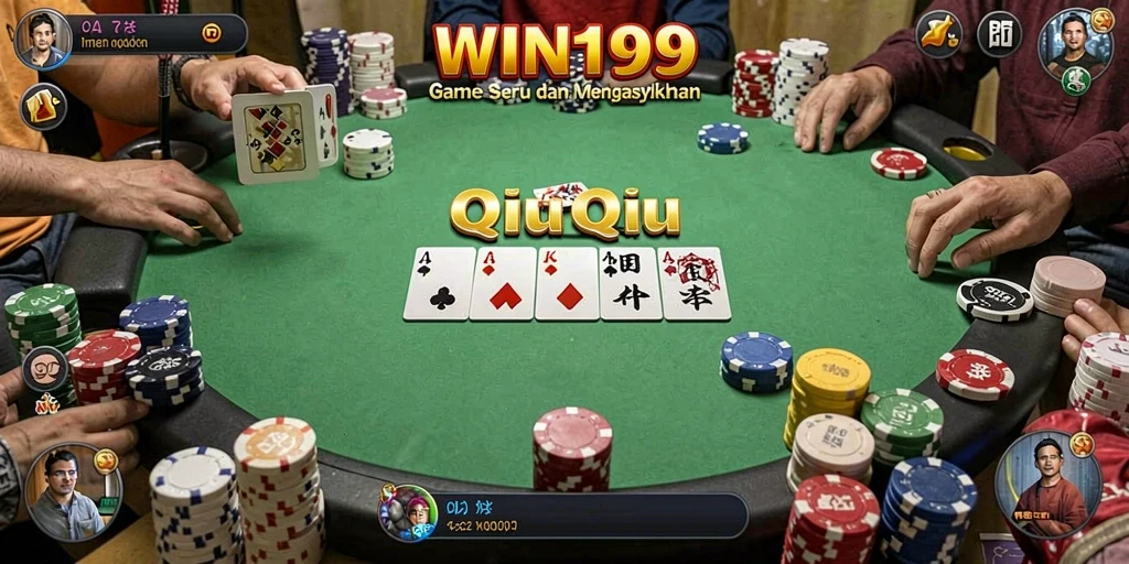 Tampilan gameplay QiuQiu yang menegangkan di WIN199.