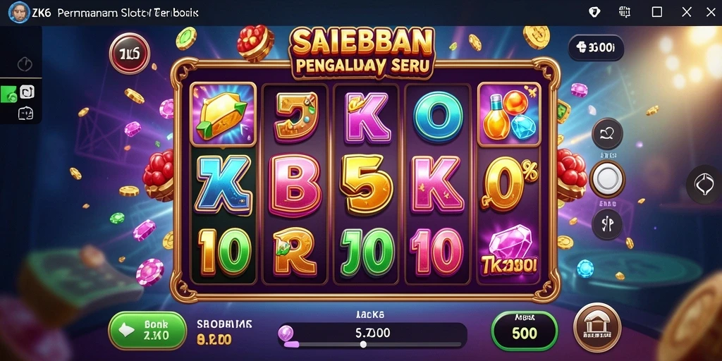 Screenshot gameplay ZK6 menampilkan pengalaman seru bermain Slot.